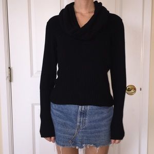 Black Turtleneck Sweater Size Medium